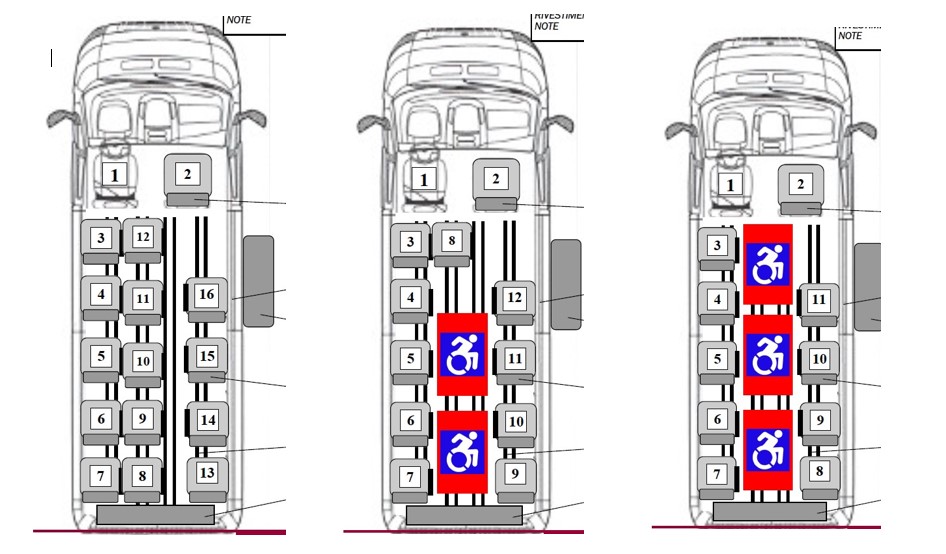 Disposizione sedili GE816PH